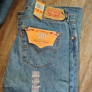 BRAND NEW JEANS 501 LEVI'S 36W 32L (#8)